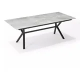 Sit Mobilia Tisch Etna Edelstahl - x 95 cm Keramik travertin