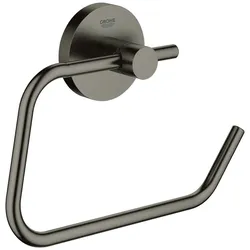 GROHE Essentials WC Papierhalter 40689001, Accessoires, hard graphite gebürstet