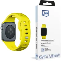 3M 3mk Silicone Watch Strap, Gelb