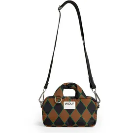 WOUF Studio Henkeltasche Polyester Brown/Black/White