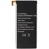 AccuCell Akku passend für LG X Power 2, Li-Polymer, 3,8V, 4500mAh, 17,1Wh, built-in, ohne Werkzeug