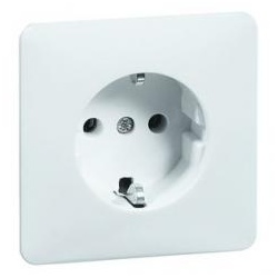 Peha Standard - Steckdose SCHUKO, reinweiß, Meldekontakt