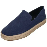 TOMS Santiago Espadrilles - Navy Rcld Ctn Canvas -