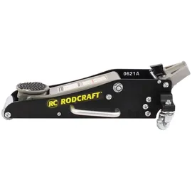 RODCRAFT Rangierwagenheber Aluminium 90-358 mm Schwarz