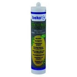 Kleber Bau/Montage kalt 310ml weiß GECKO, Hybrid-Kleber 1-K