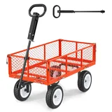 Vevor Bollerwagen 408,2 kg Tragkraft rot