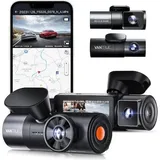 VANTRUE N5 Nexus 5 (GPS-Empfänger, Eingebautes Display, WLAN), Dashcam, Schwarz