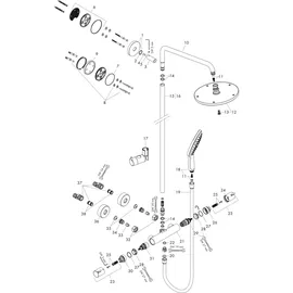 Hansgrohe  Raindance S Showerpipe 240 1jet mit Thermostat (27115000)