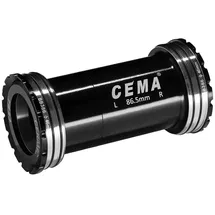 Cema Bb386 Stainless Steel Sram Dub Lagerschalen - Black - 86.5 mm