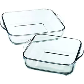 SECRET DE GOURMET - Auflaufformen, 2er-set, Hitzebeständig, 22x28 Cm