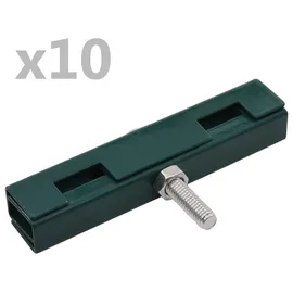 vidaXL U-Mattenverbinder 10 Sets Grün