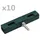 vidaXL U-Mattenverbinder 10 Sets Grün