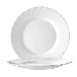 18x Arcoroc Suppenuntertasse 15,5 cm Form Trianon uni weiß - Arcoroc