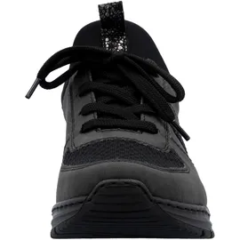 Rieker Slip-On Sneaker Damen Grau/Schwarz 37