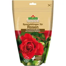 Florissa Natürlich 58739 BIO Rosendünger für schnelle Nährstoffverfügbarkeit im Frühjahr |biologisch haustierfreundlich | im wasserdichten, wiederverschließbaren Beutel, 750 g