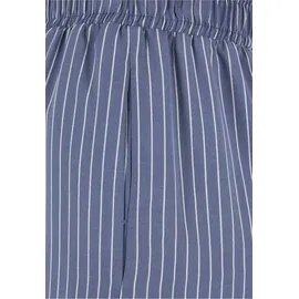 URBAN CLASSICS Viscose Resort Pants Relaxed Fit Vintageblau/Pink XL