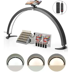 VEVOR Halbmond Nagel Tischlampe Schreibtischlampe LED-Licht 40W Einstellbar