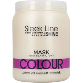Stapiz Farbe Haar Maske mit Silk Protein Sleek Line Reparatur und Glanz 1000 ml