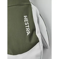 Hestra Army Leather Heli Ski - Mitt olive (870) 11