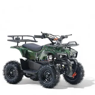 KXD ATV M2/M8 1000W 36V Elektro 25 km/h 6" Elektroquad Quad Mini Pocket Kinderquad Sportquad Funsport Elektrofahrzeug Offroad Enduro (Camouflage grün, KXD ATV M8 1000W 25km/h 36V Elektroquad Extreme)