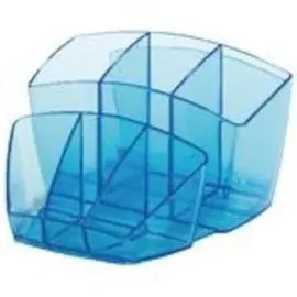 CEP Stiftehalter Ice Blue blau-transparent Polystyrol 6 Fächer 14,3 x 15,8 x 9,3 cm