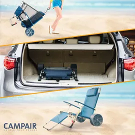 CampAir 2-in-1 Handwagen blau