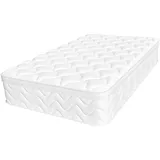 Taschenfederkernmatratze Matratze 7-Zonen Federkernmatratze H3 orthopädische matratze, Adormii, 28 cm hoch, (Federkernmatratze mit Spannbettlaken, 10-Sichten Atmungaktive Material EU-Qualitätszertifizierung), Matratze 90x200 cm oder 140x200 cm, für Kinder und Erwachsene weiß 90 cm x 200 cm x 28 cm