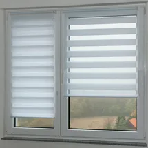 Kutti Doppelrollo Sola 45 x 160 cm weiß