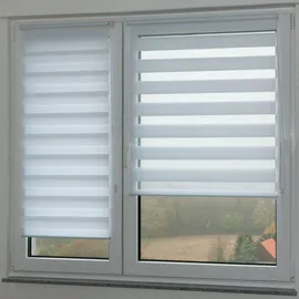 Kutti Doppelrollo Sola 45 x 160 cm weiß