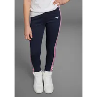 KangaROOS Leggings »mit aufgesetztem Band« für Mädchen, blau
