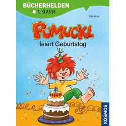 KOSMOS 167717 Pumuckl, Bücherhelden 1. Klasse, Pumuckl feiert Geburtstag