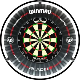 WINMAU Dartboard-Beleuchtung Bundle Plasma + Surround Schwarz 4305