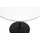 miliboo Calista Ø 90 cm schwarz/weiß
