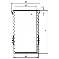 Mahle Zylinderlaufbuchse MAHLE 439 WN 05 01