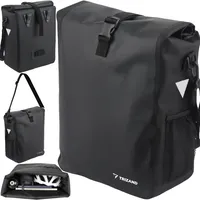 TRIZAND Redfink Fahrradtasche Gepäckträgertasche schwarz