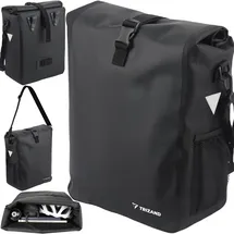 TRIZAND Redfink Fahrradtasche Gepäckträgertasche schwarz