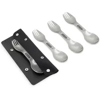 Black+Blum Göffel Set aus Edelstahl 4 Stück in Etui
