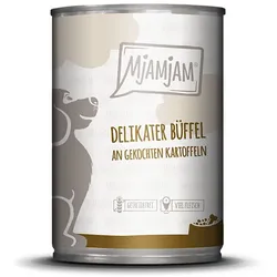 MjAMjAM – ausgewählte Fleischsorten 400g MjAMjAM Hund 6x400g Büffel mit Kartoffel