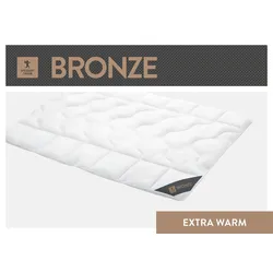 Baumwollbettdecke »Bronze«, extrawarm, (1 St.), hergestellt in Deutschland, allergikerfreundlich, 85753445-0 weiß