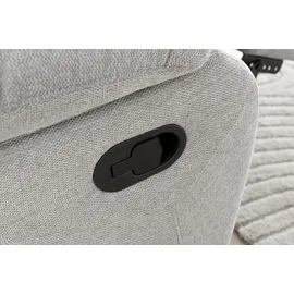 Home Affaire OTTO home 2-Sitzer Lannilis, mit manueller und elektrischer Relaxfunktion grau