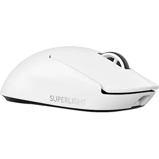 Logitech G Pro X Superlight 2 Lightspeed mit 5 programmierbare Tasten, kabellose Gaming Maus, Weiß
