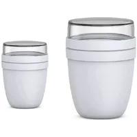 Mepal - Lunchpot Ellipse Duo Pack - Praktischer Müslibecher,