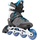 K2 Alexis 84 Pro Inline Skates, Grau - Blau, EU: 42.5