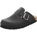 Natural sense Uni Hausschuhe Clog Leder navy 1152936, Schuhgröße:43 EU - Blau - 43