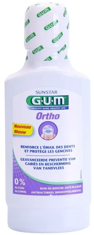 G.U.M Ortho Mundspülung für Träger von festen Zahnspangen 300 ml