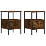 vidaXL Nachtschrank 34 x 36 x 50 cm Braun