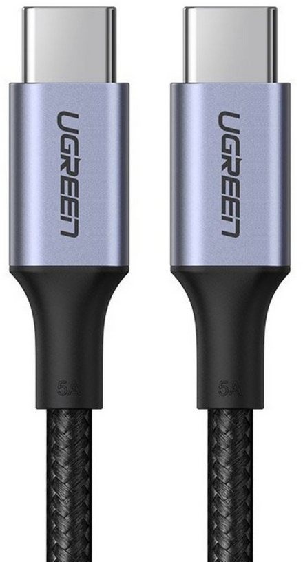 UGREEN Kabel USB Typ C 100 W Power Delivery Quick Charge 3.0 Kabel grau Smartphone-Kabel, (200 cm)