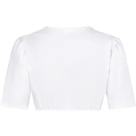 NINA VON C. Dirndlbluse Keulenärmel weiß 34