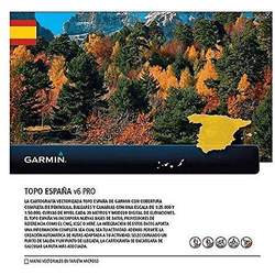 GARMIN TOPO Spanien v6 PRO auf MicroSD/SD Karte, Kartenmaterial, passend für Navigationsgerät, Schwarz