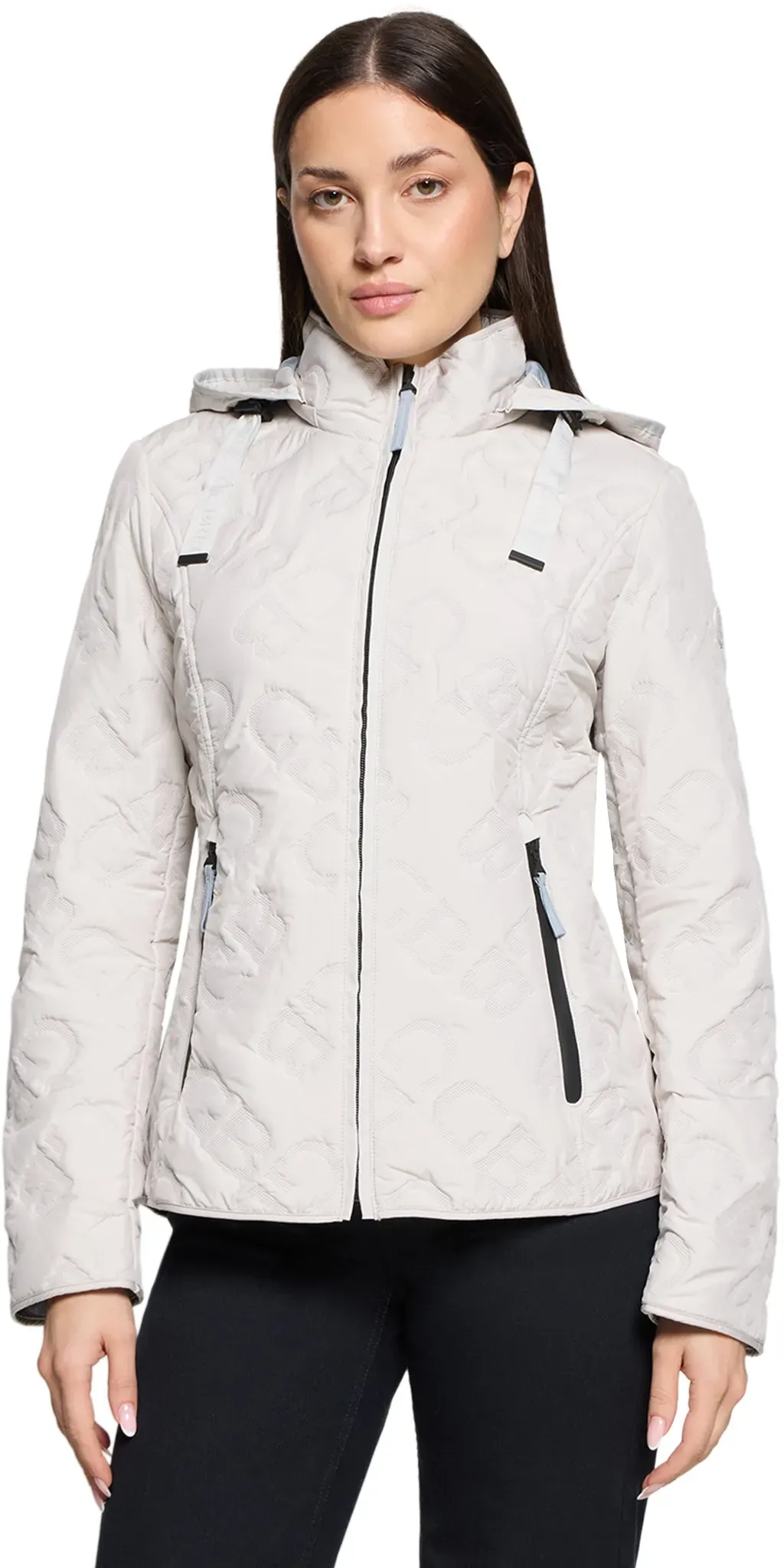 Outdoorjacke GIL BRET, Damen, Gr. 48, dawn blau, Web, Obermaterial: 100% Polyester, Strukturmuster, unifarben, regular fit normal, gerader Abschluss, Jacken Outdoorjacke, mit Strukturmuster